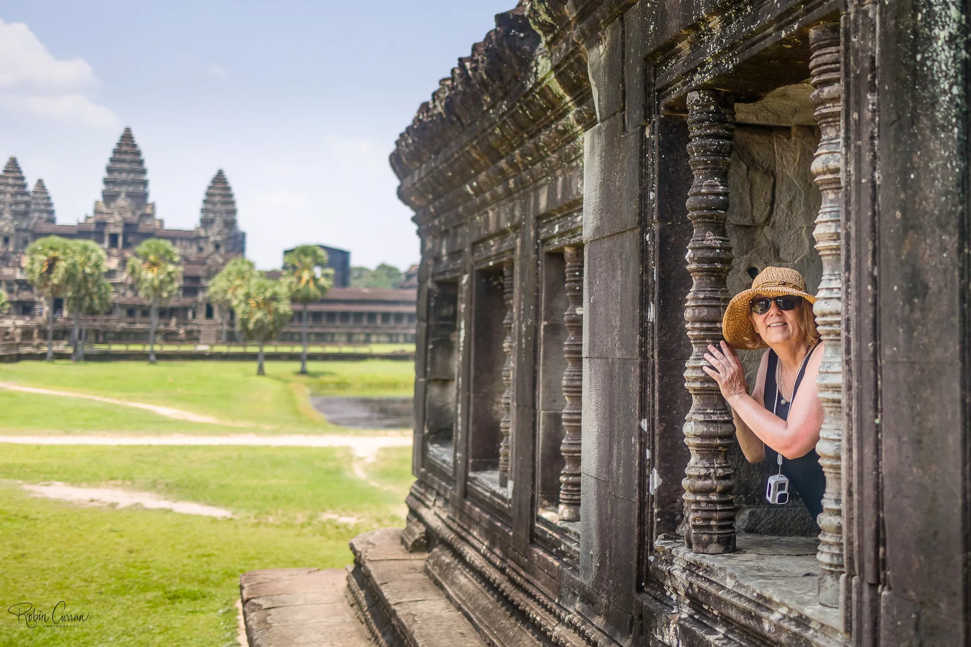Robin Curran at Angkor Wat